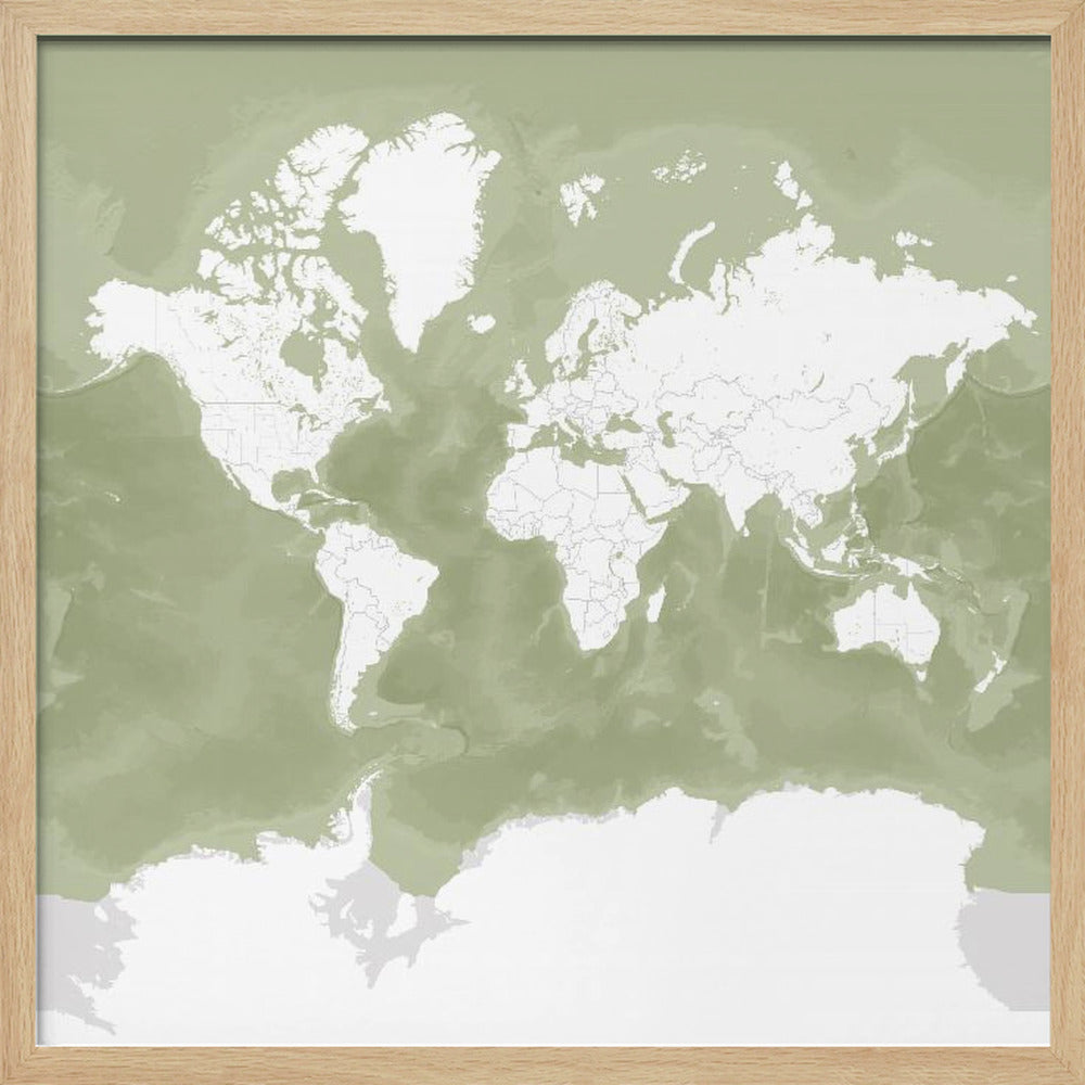 Pacheco world map Poster