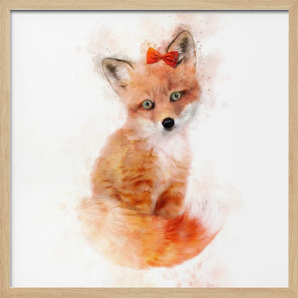 Baby Fox Poster