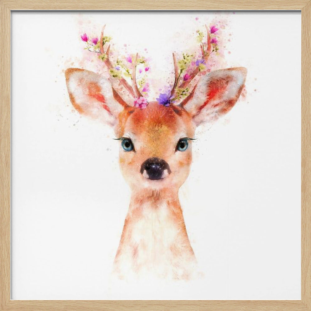 Baby Deer Poster