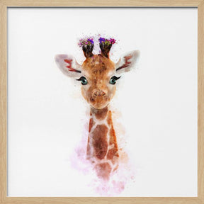 Baby Giraffe Poster