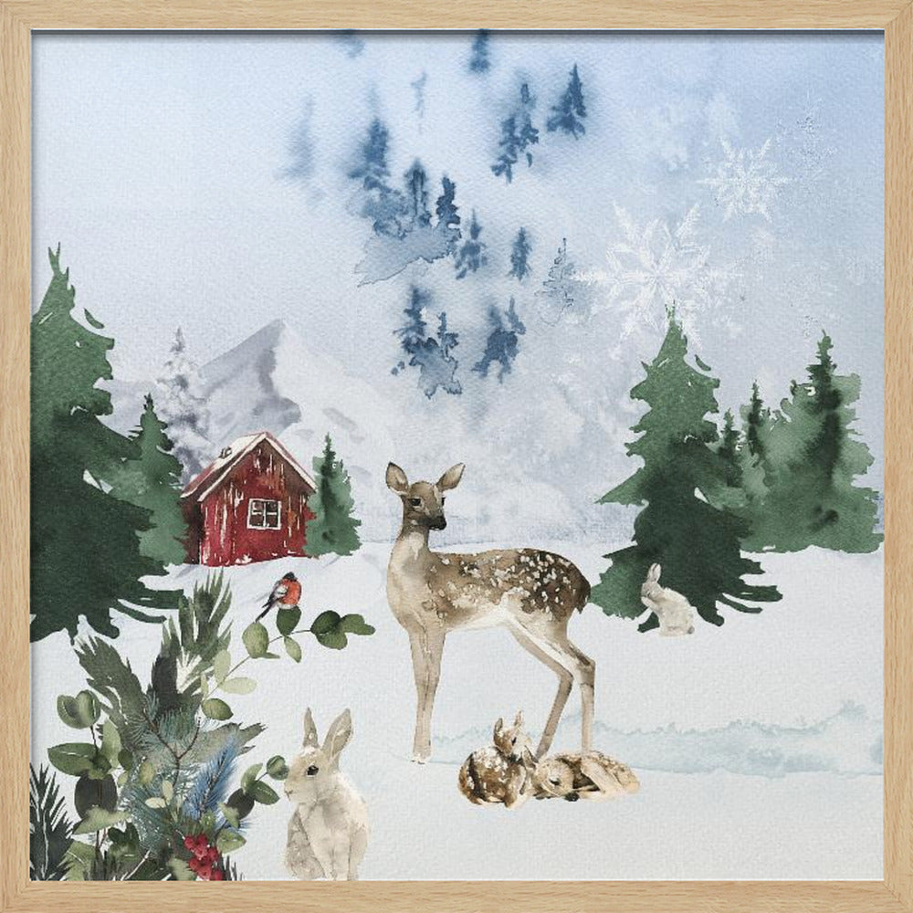 Christmas Morning Poster