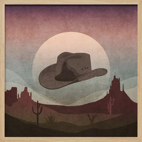 Cowboy Hat Poster