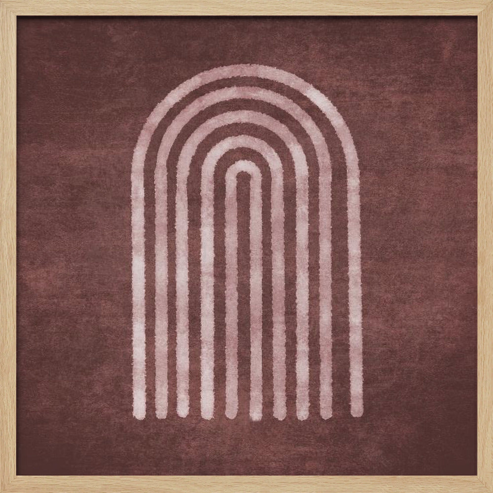 Visne Watercolor Rainbow Poster