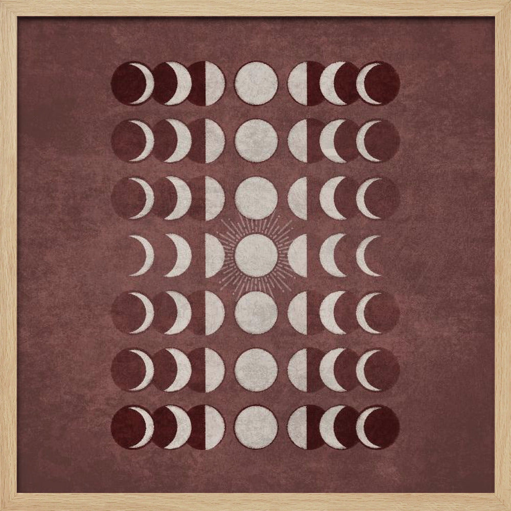 Visne Moons Phases Poster