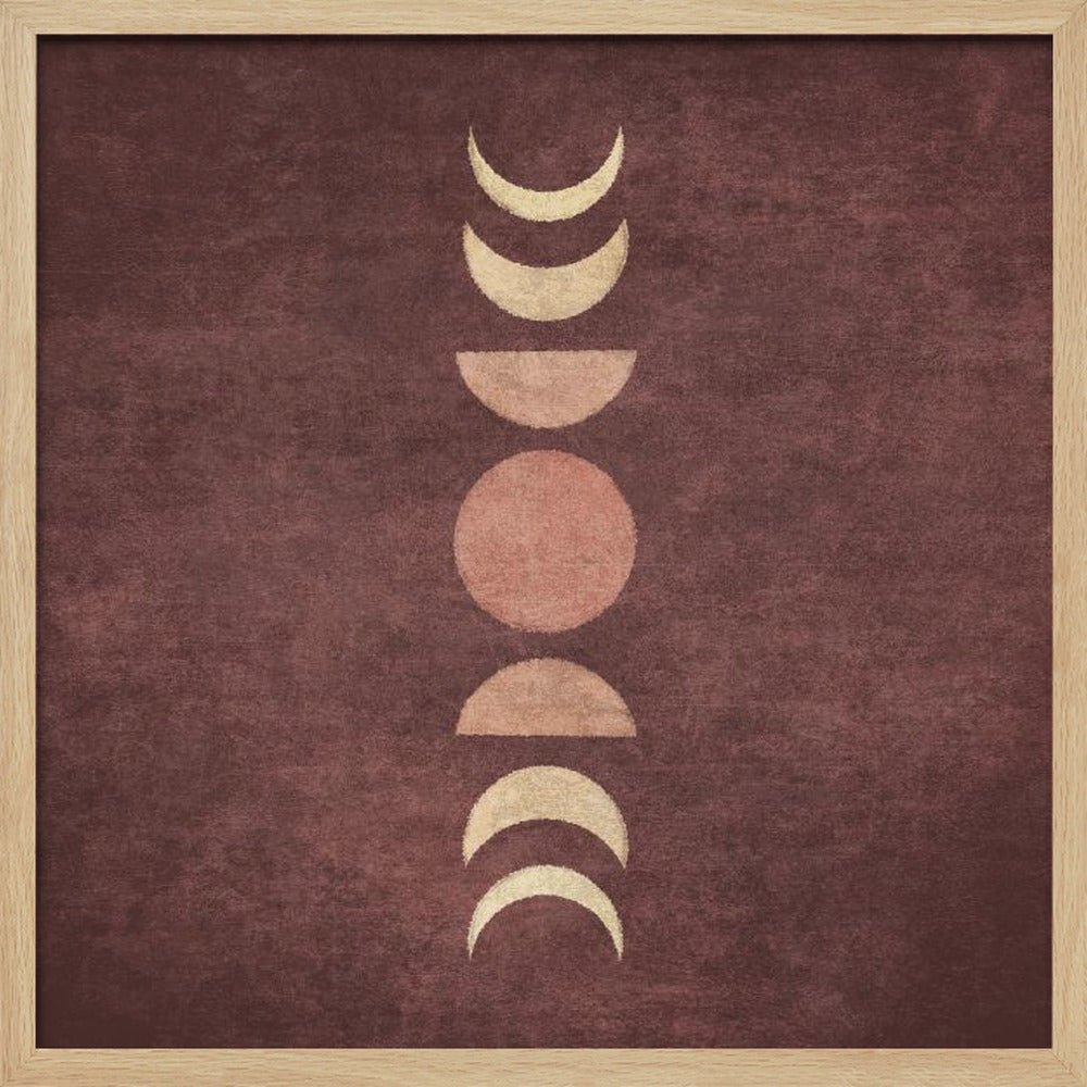 Visne Moon Phases Poster
