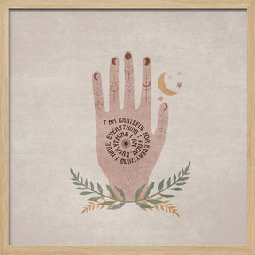 Hand Positive Poster