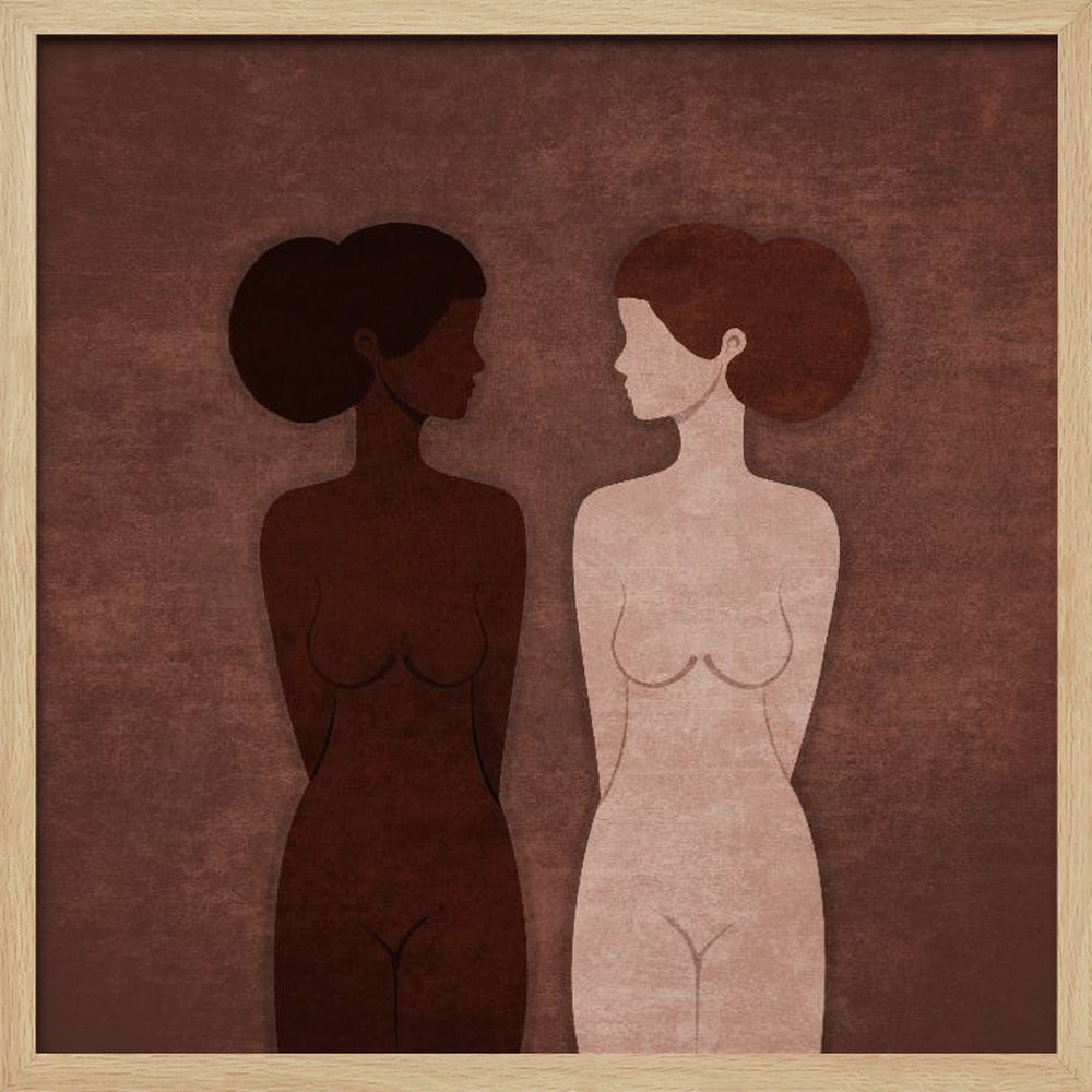 Absctract Terra Women Couples Poster