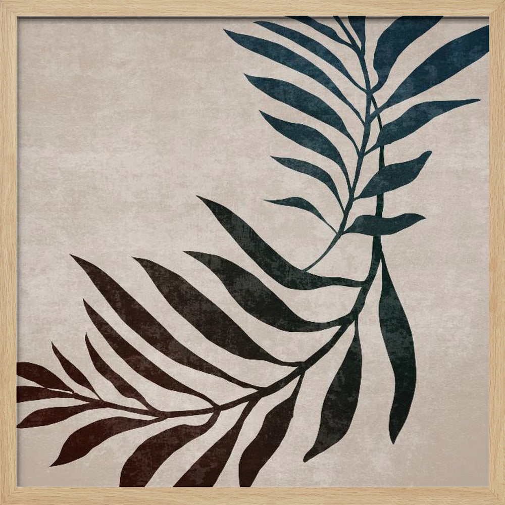 Twisted Palm Leaf Poster