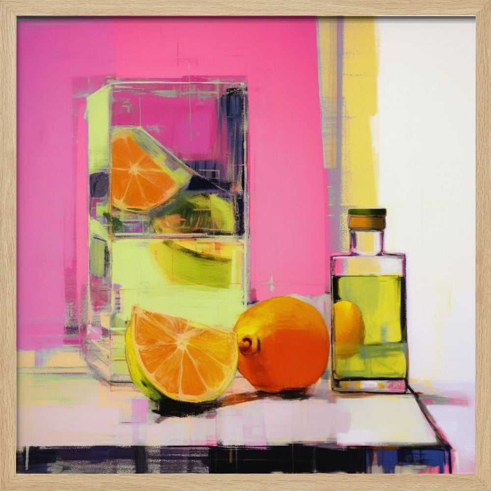 Neon Still Life No 3 Poster