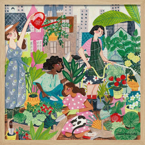 Urban Gardening in the City Poster