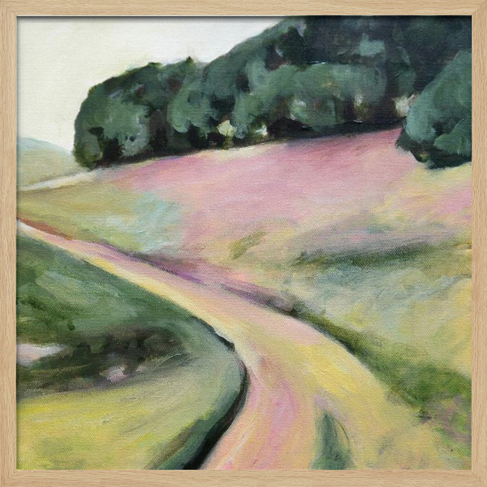 Pink Hills of Ca Poster