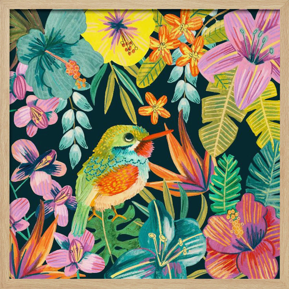 Tropical Bird Poster