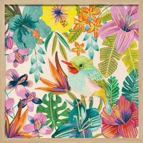 Tropical Bird Poster