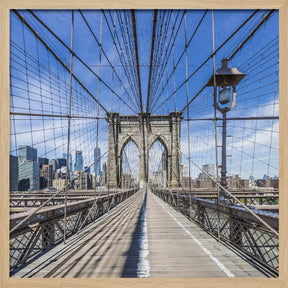 NEW YORK CITY Brooklyn Bridge Poster