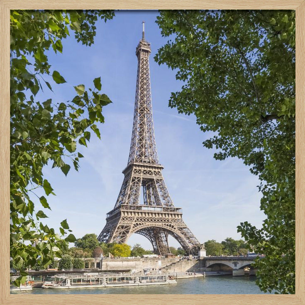 PARIS Eiffel Tower &amp; River Seine Poster