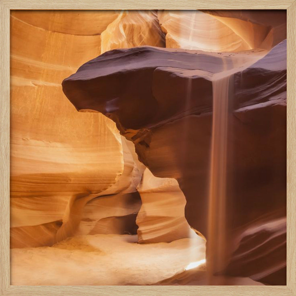 ANTELOPE CANYON Pouring Sand Poster