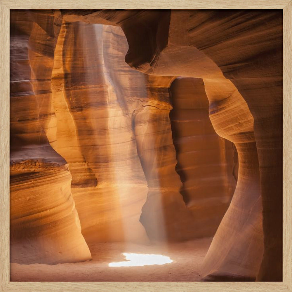 ANTELOPE CANYON Lightbeam Poster