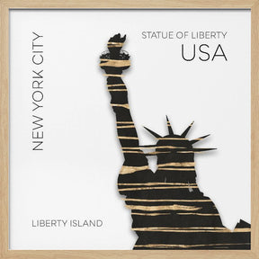 Urban Art NYC Statue of Liberty Poster