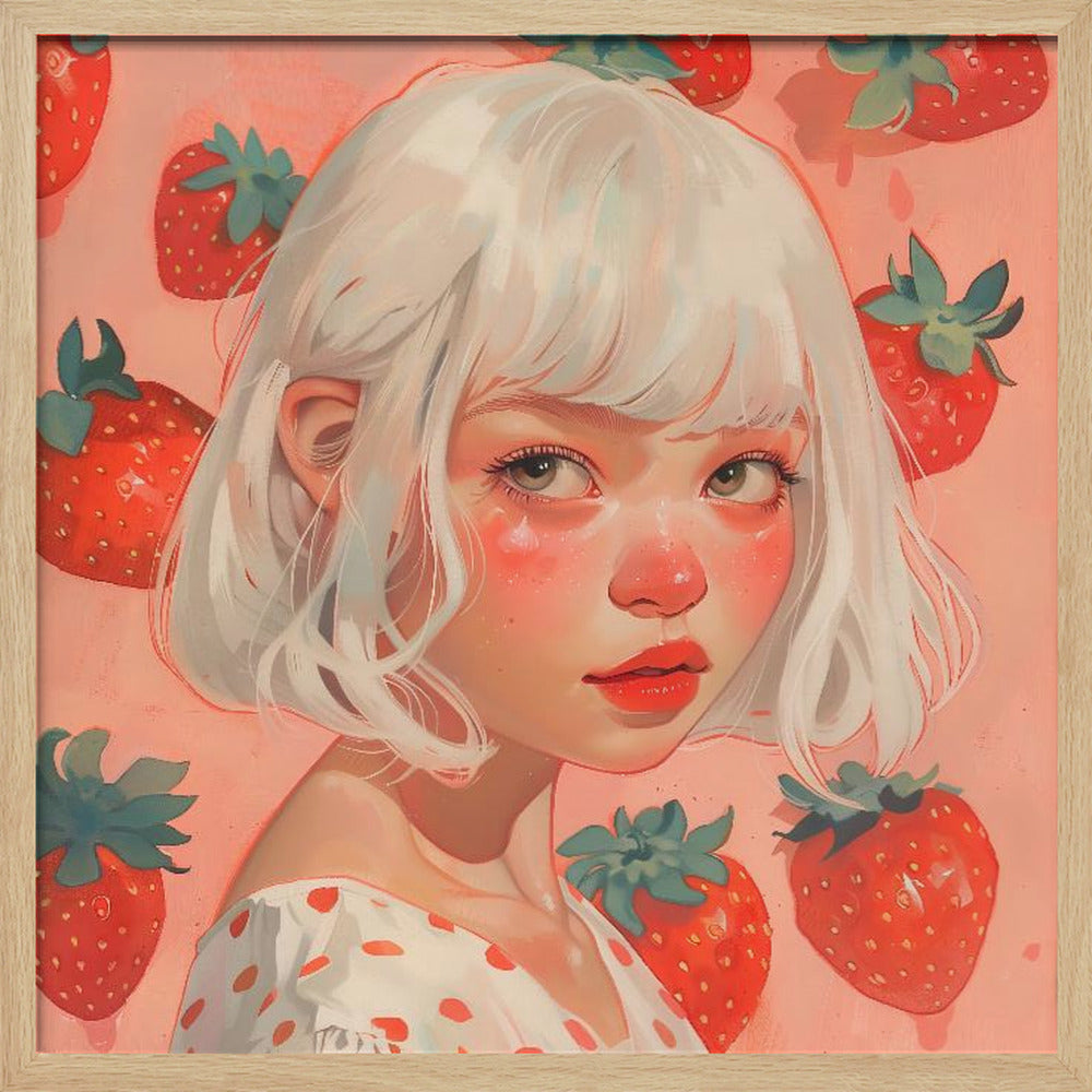 Strawberry Girl One Poster