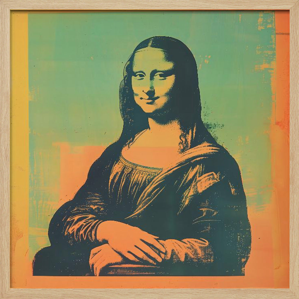 Mona Lisa Modern Poster