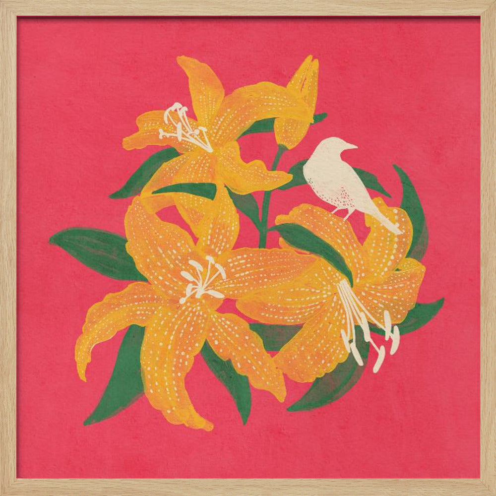 Birdandlillies Poster