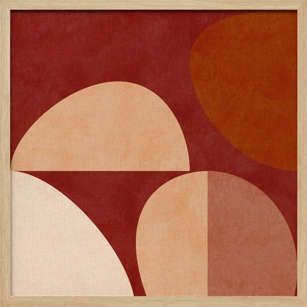 Autumn Mid Century Earthy Poster