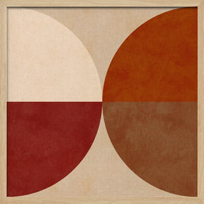 Autumn Mid Century Earthy 10 Poster