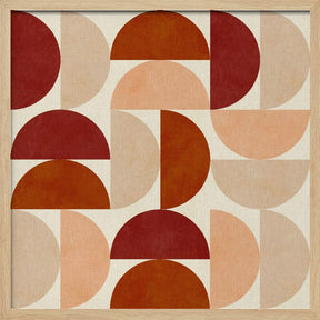 Autumn Mid Century Earthy 6 Poster