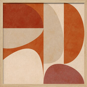 Autumn Mid Century Earthy 4 Poster