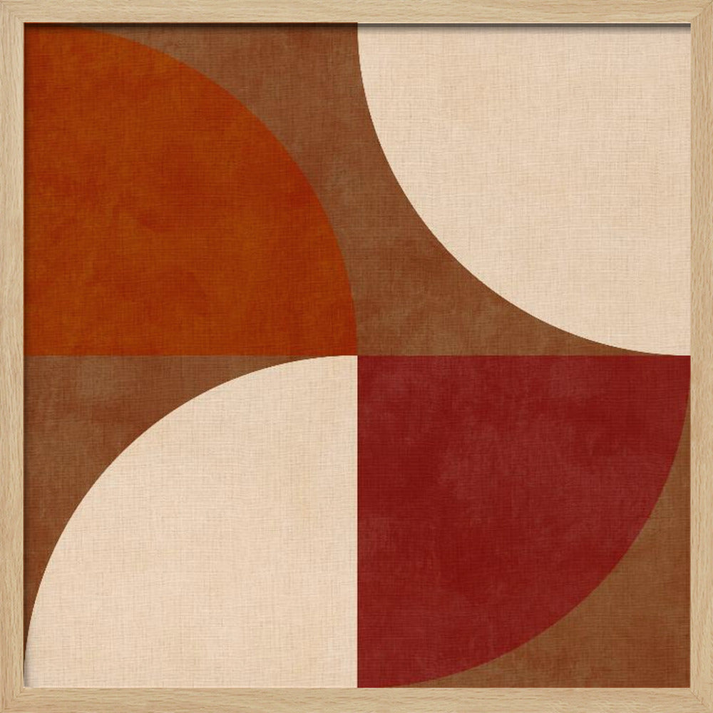 Autumn Mid Century Earthy 13 Poster