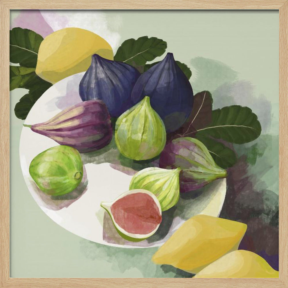 Figs and lemons Poster