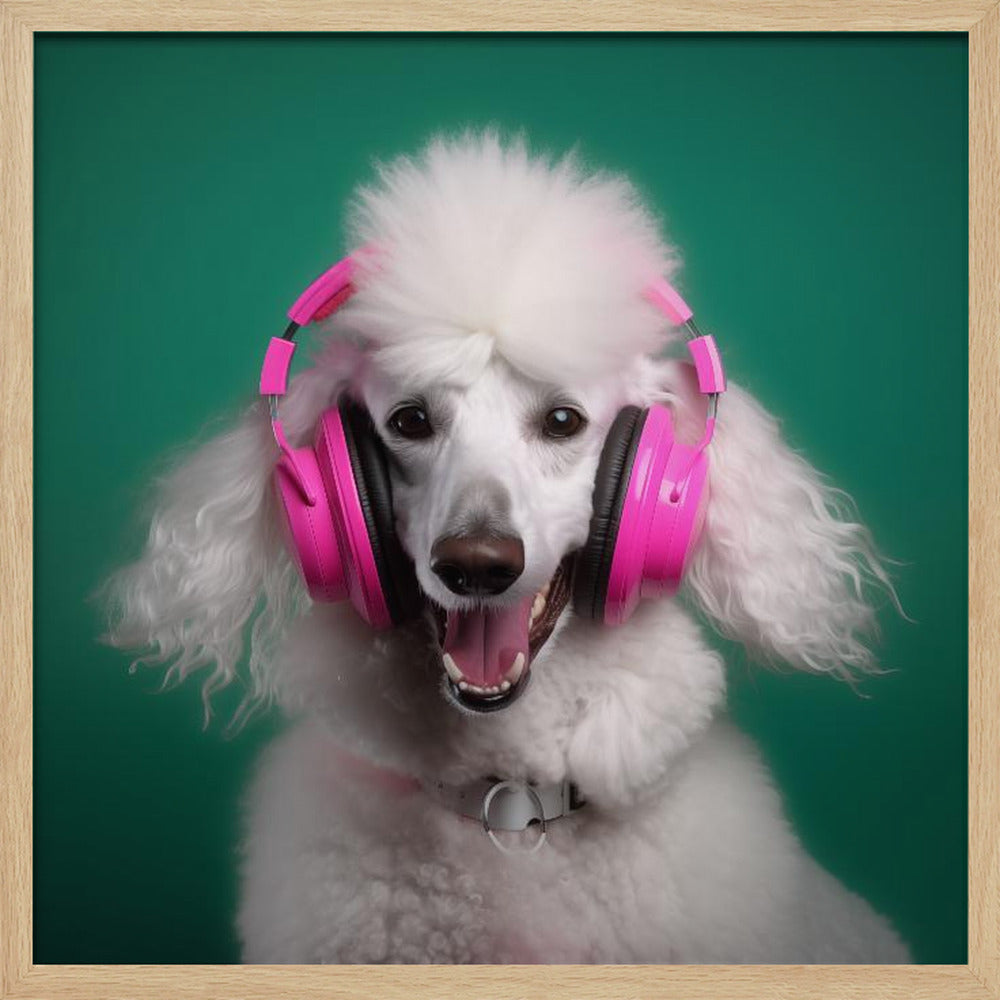 Dj Poodle Poster