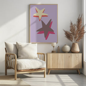 Lilac Star Poster