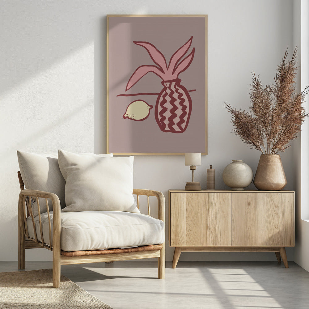 Pink Lemon Poster