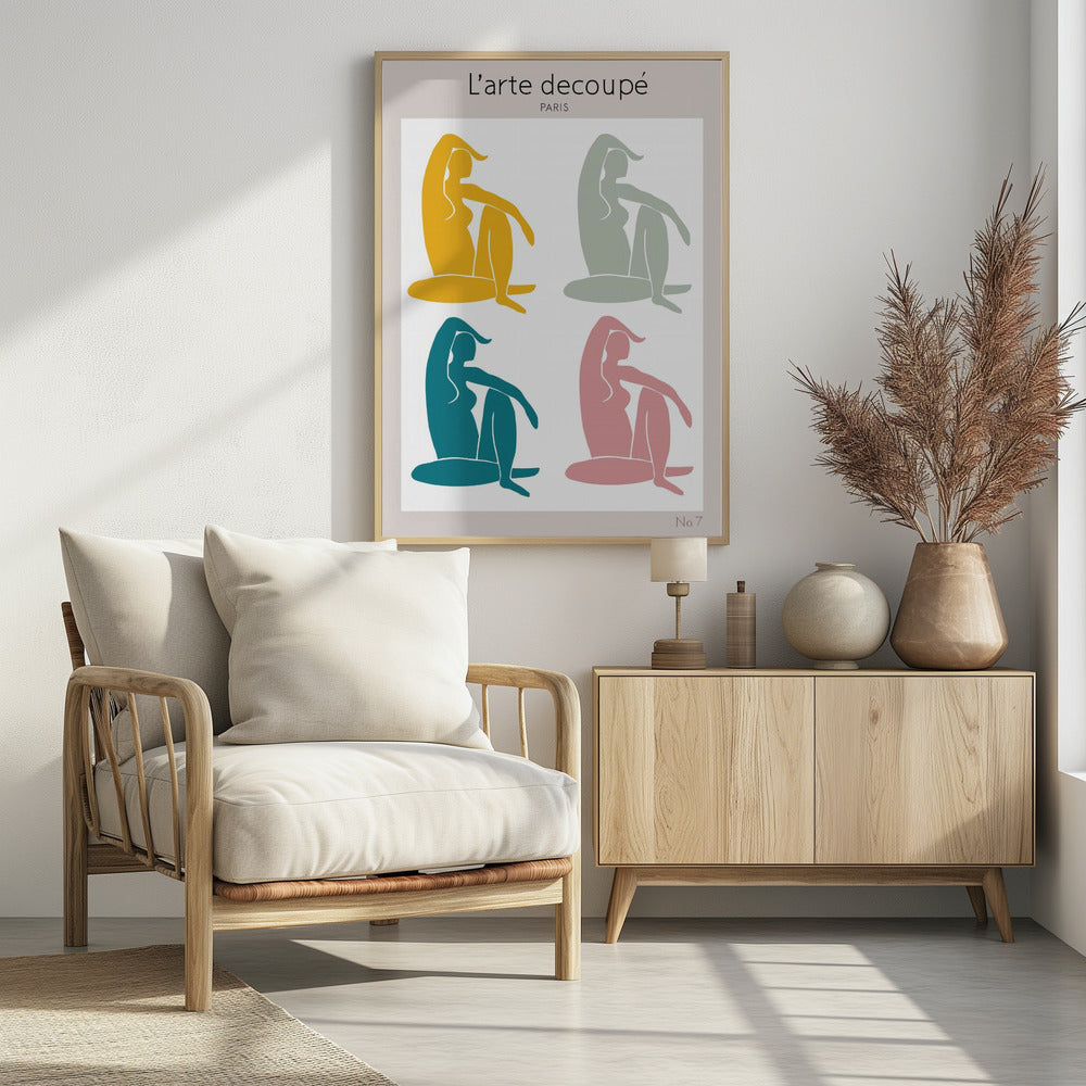 Four Figures Poster