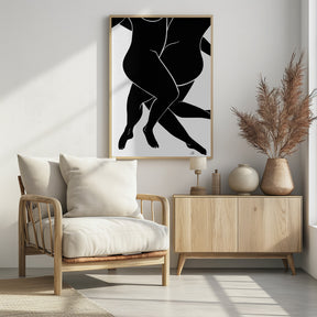 Lovers Black Poster