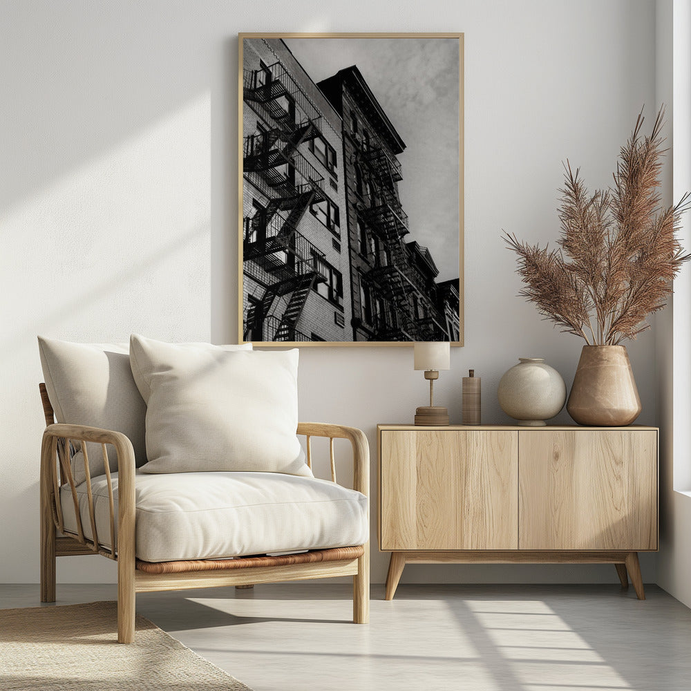 New York City Fire Escapes 05 Poster