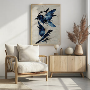 Blue Birds Poster