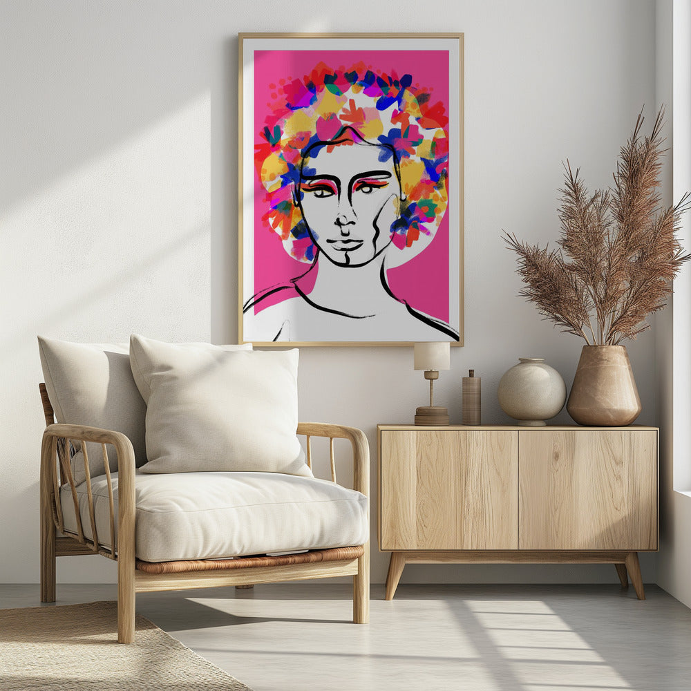 Flower Hair Poster