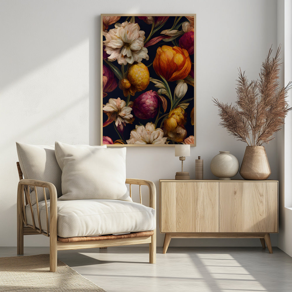 Romantic Flowers Poster