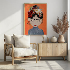 Frida (Orange Version) Poster