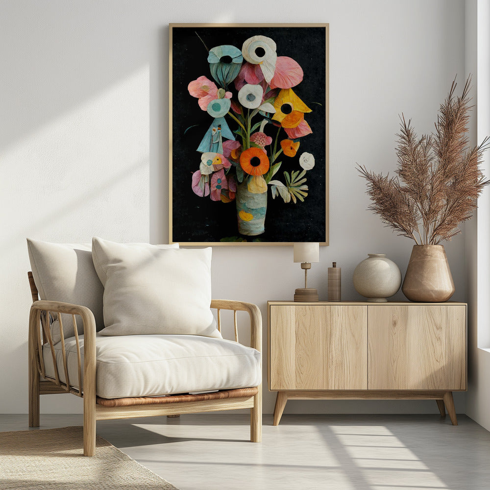 Les Fleurs Poster