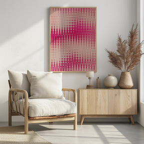 Pink Blurred Pattern Poster