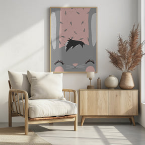 Little Bunny (pink) Poster