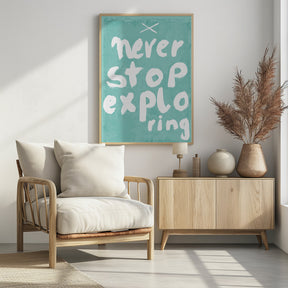 Never Stop Exploring Poster