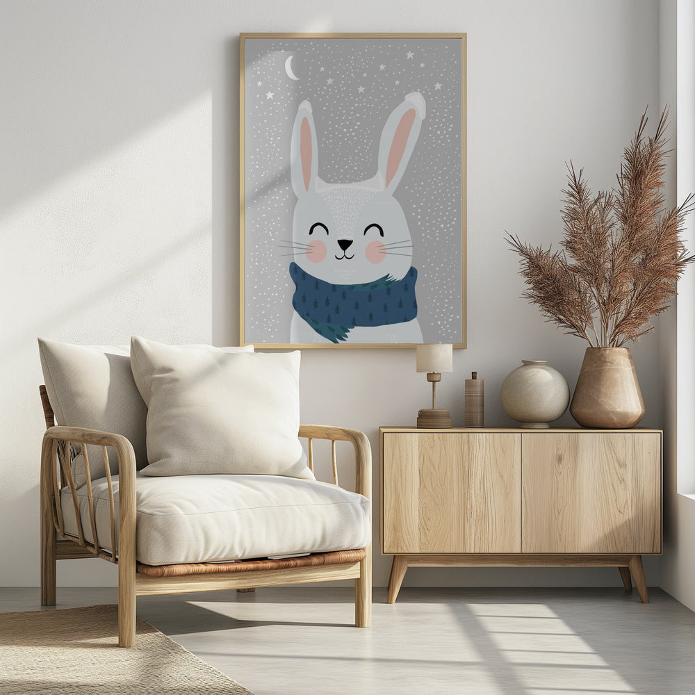 Snow Bunny Poster