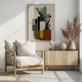 Geometric Vases Poster