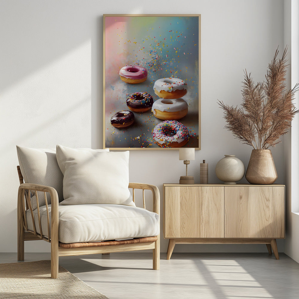 Yummy Donuts Poster