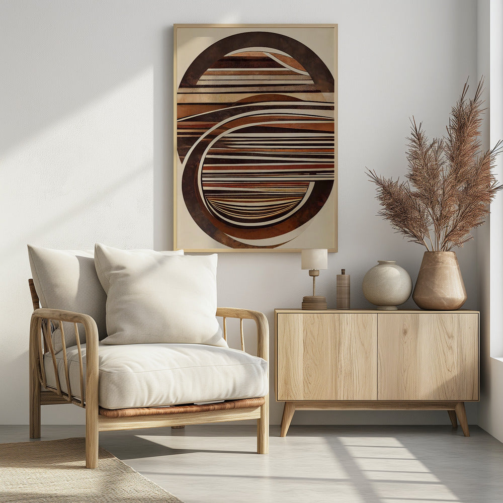 Curved Wood Poster