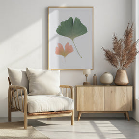 Pastel Ginkgo Poster